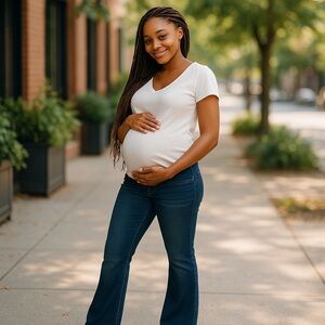 Sofia by Sofia Vergara Women's Blue Boot Cut Jeans